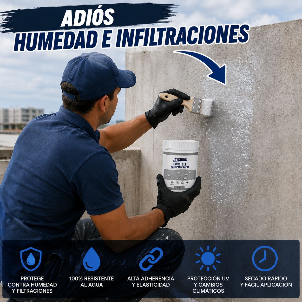 SELLATODO™ | Impermeabilizante y Sellador Transparente de Alta Resistencia